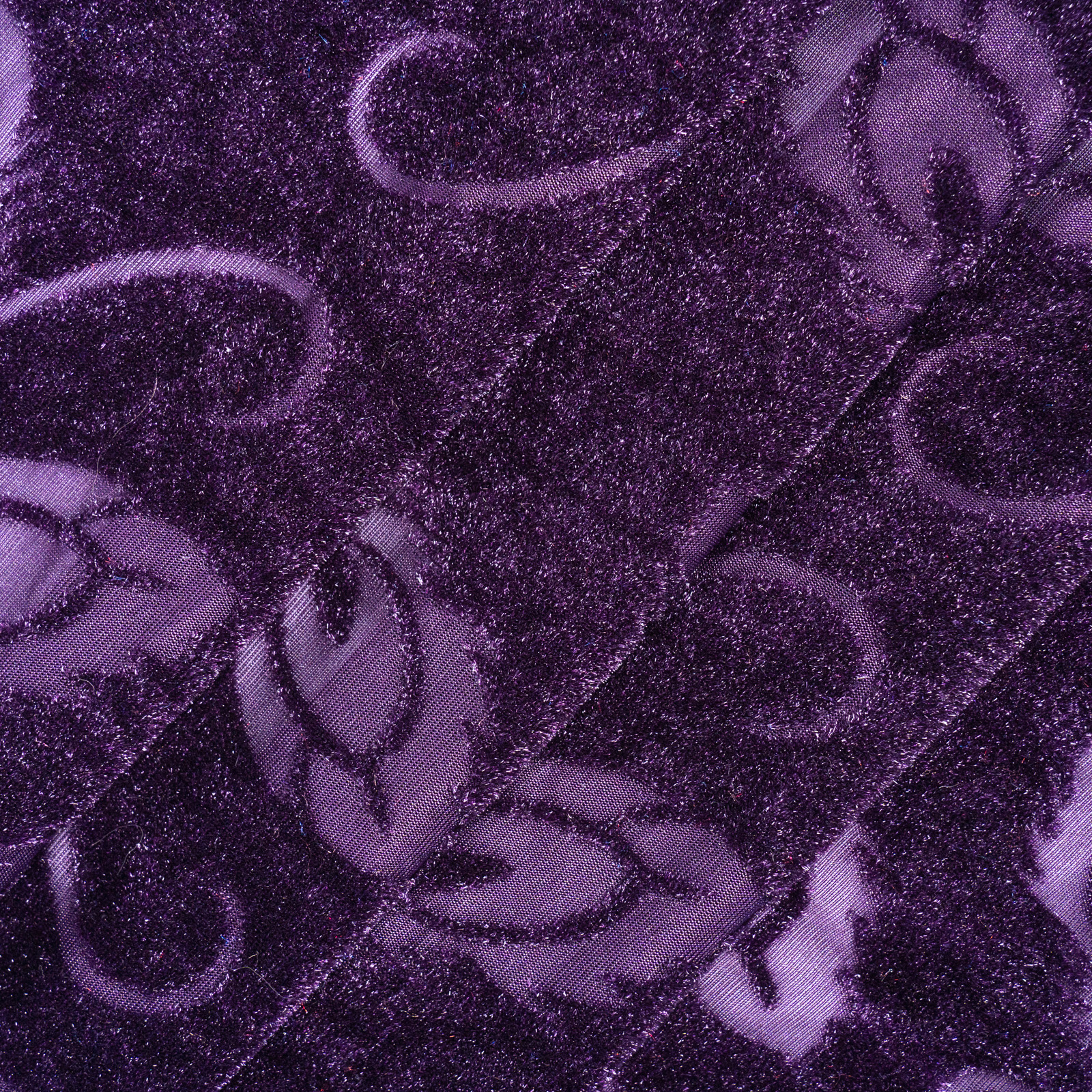 burnout velvet knitting fabric